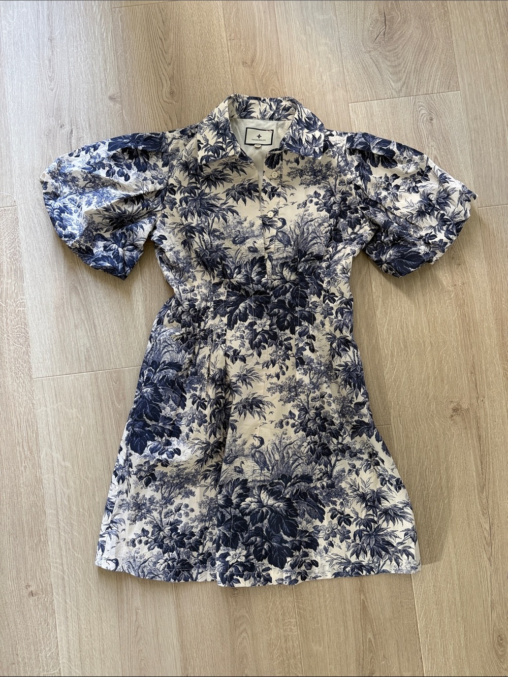 Tuckernuck Bird and Floral print dress